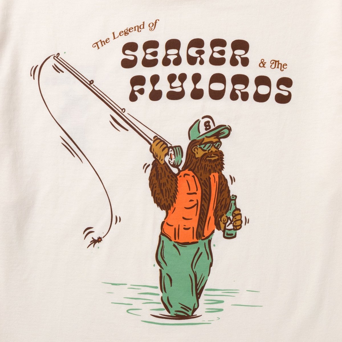 Seager x Flylords Legend Fly Tee Cream - Seager Co.