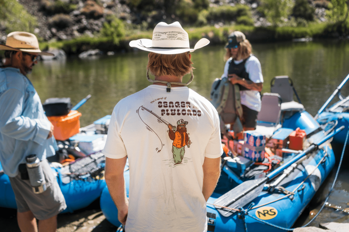 Seager x Flylords Legend Fly Tee Cream - Seager Co.