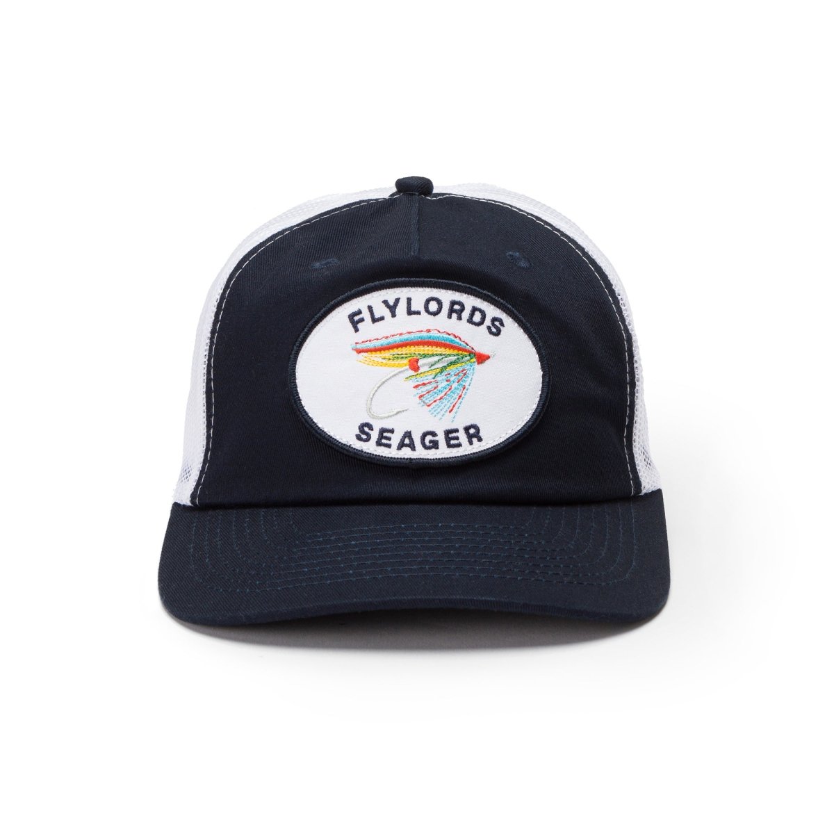 Seager x Flylords Mesh Snapback Navy - Seager Co.