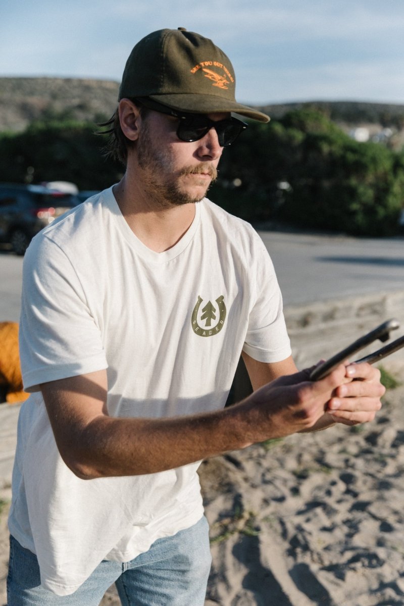 Seager x Huckberry Map Tee Vintage White - Seager Co.