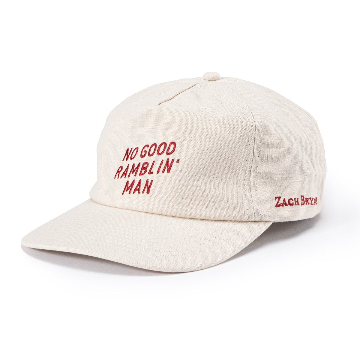 Seager x Zach Bryan Strapback Cream - Seager Co.