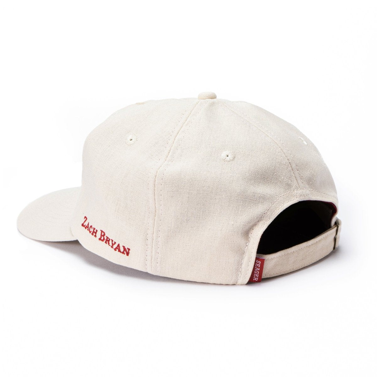 Seager x Zach Bryan Strapback Cream - Seager Co.