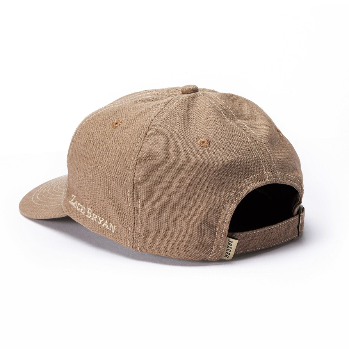 Seager x Zach Bryan Strapback Khaki - Seager Co.