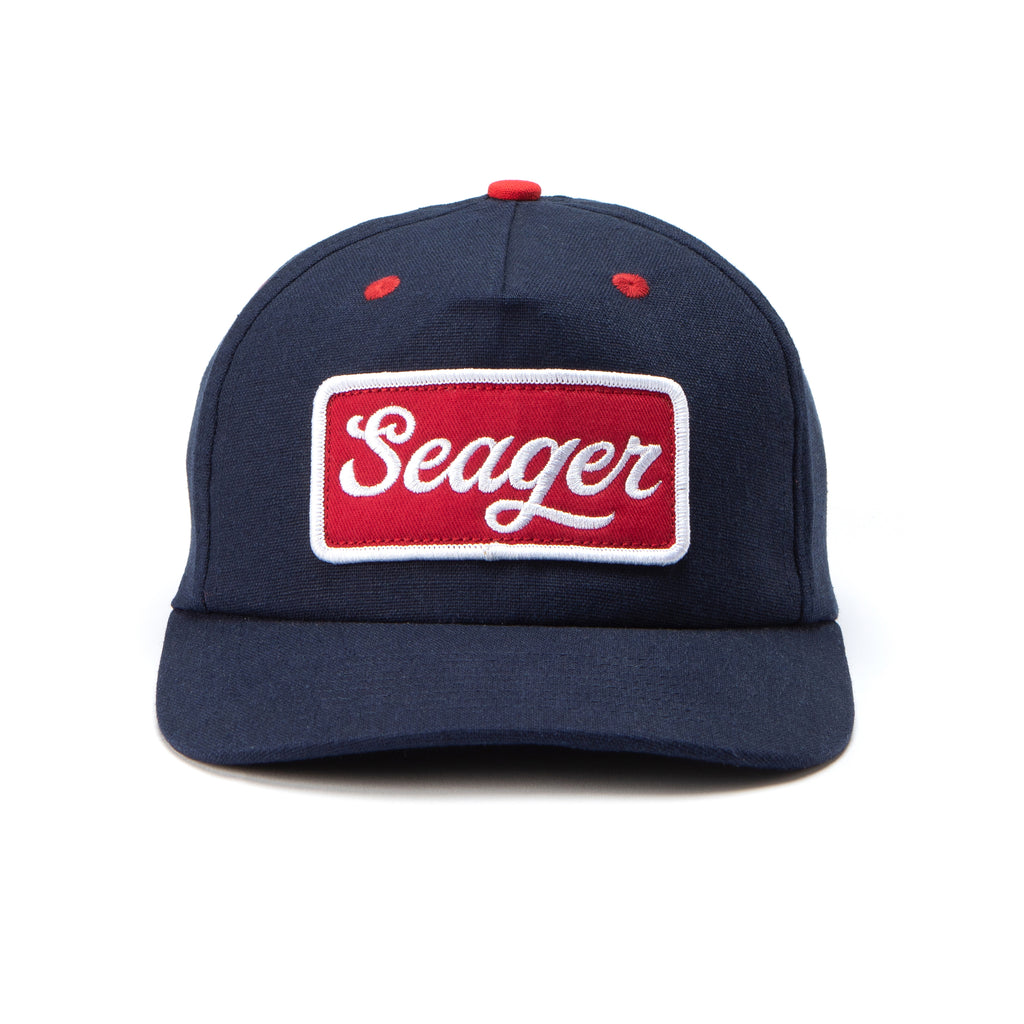 Uncle Bill Hemp Snapback Navy/Red
