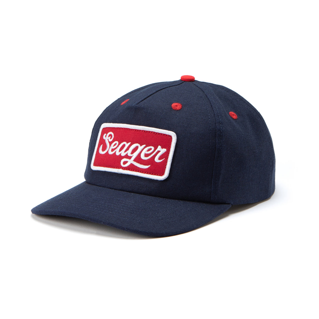 Uncle Bill Hemp Snapback Navy/Red