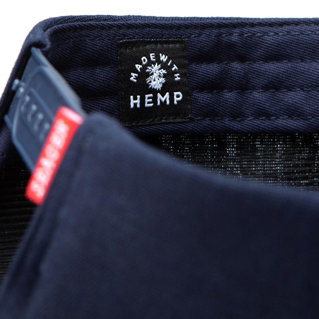 Uncle Bill Hemp Snapback Navy/Red