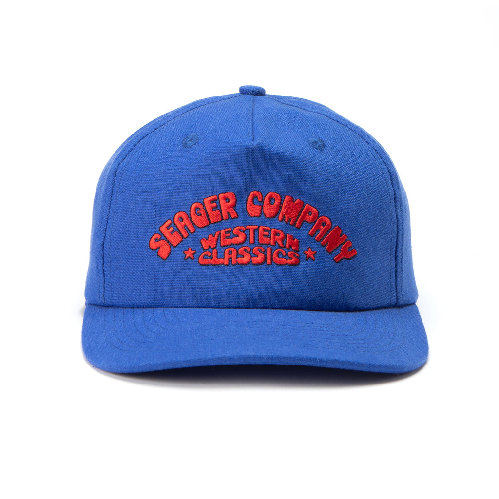 Western Classics Hemp Snapback Blue