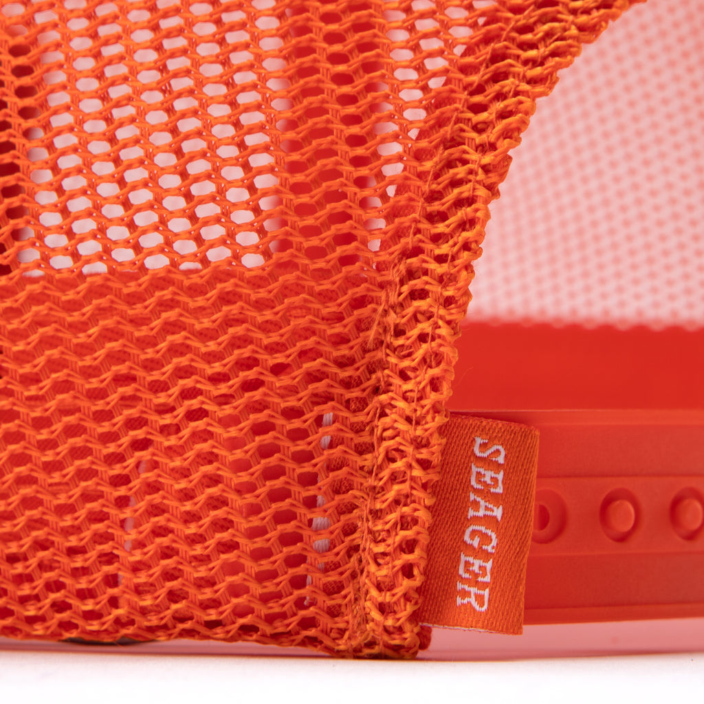 Uncle Bill All Mesh Snapback Orange
