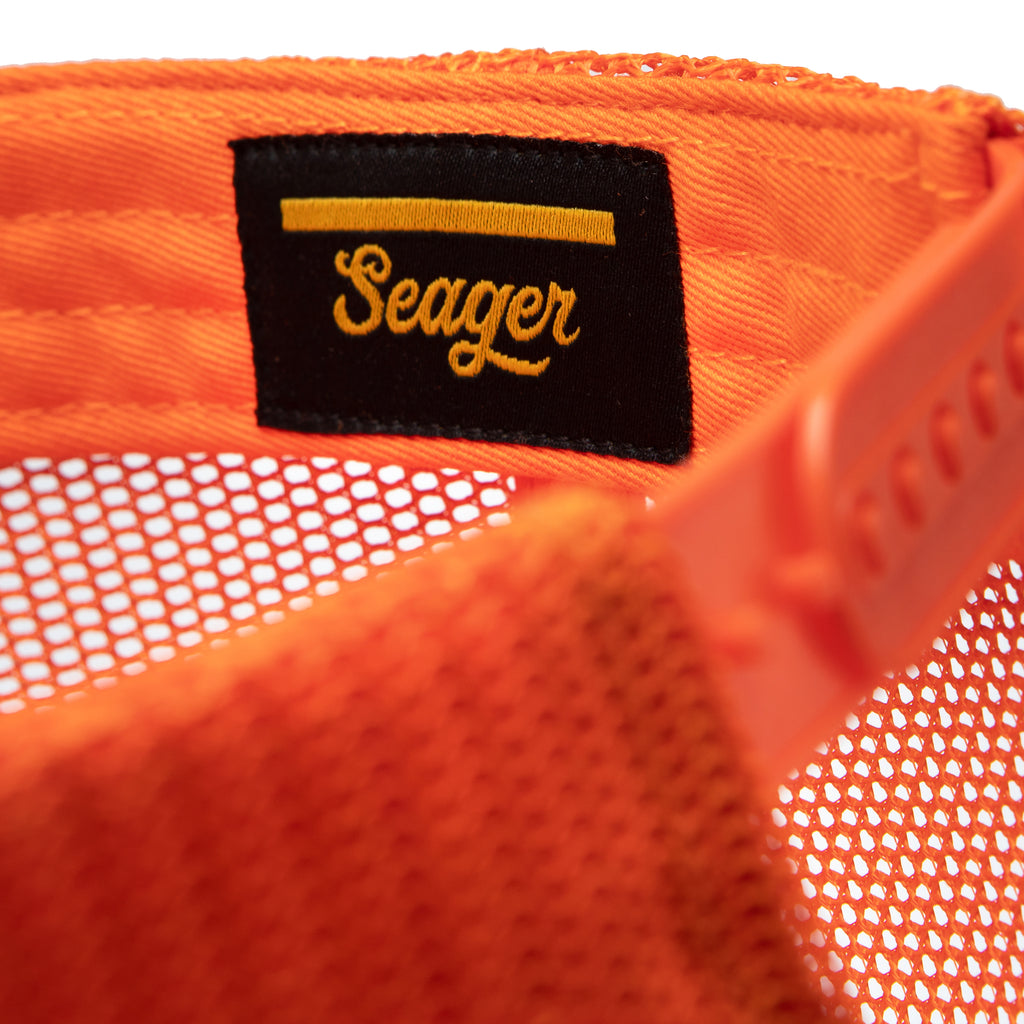 Uncle Bill All Mesh Snapback Orange