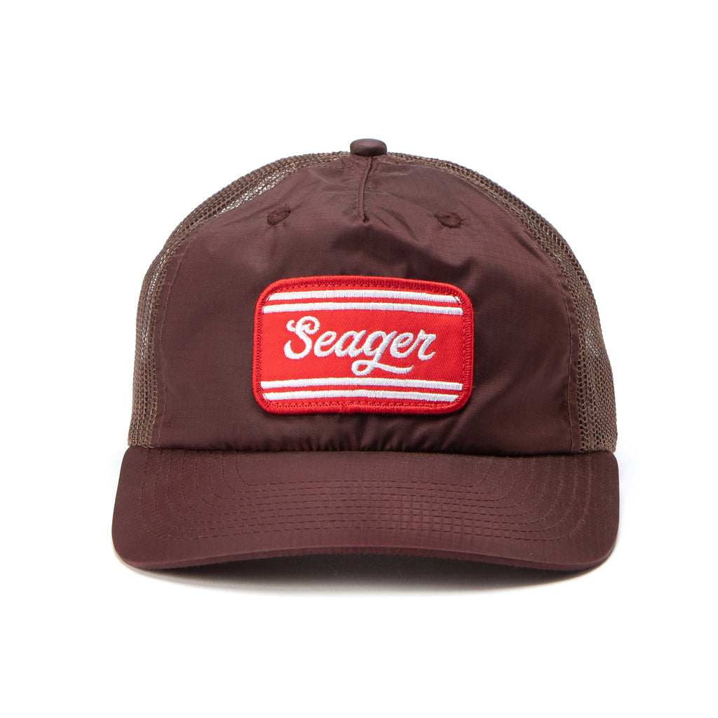 Whitewater Nylon Mesh Snapback Brown