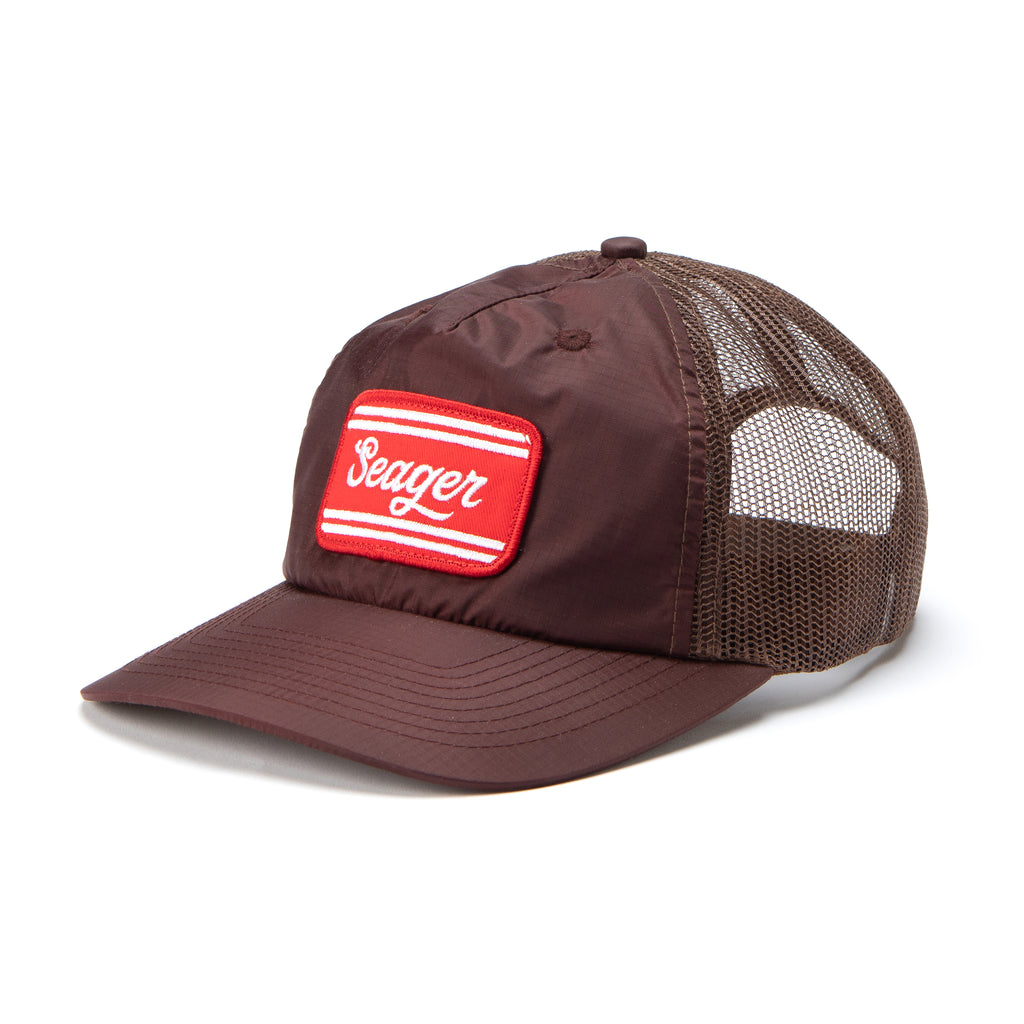 Whitewater Nylon Mesh Snapback Brown