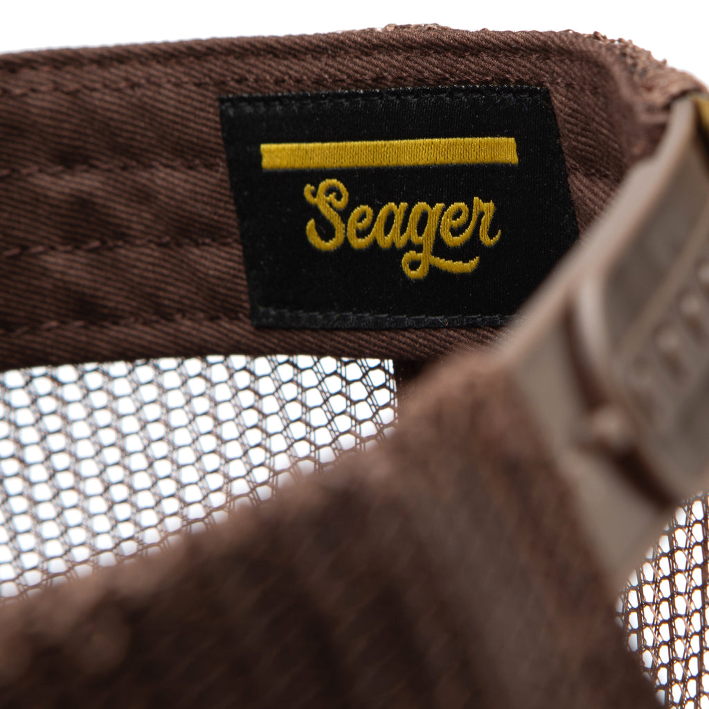 Whitewater Nylon Mesh Snapback Brown