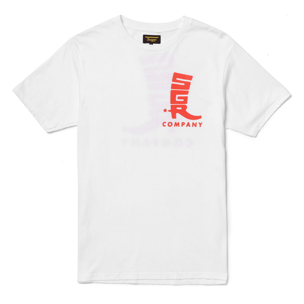 Boot Tee White