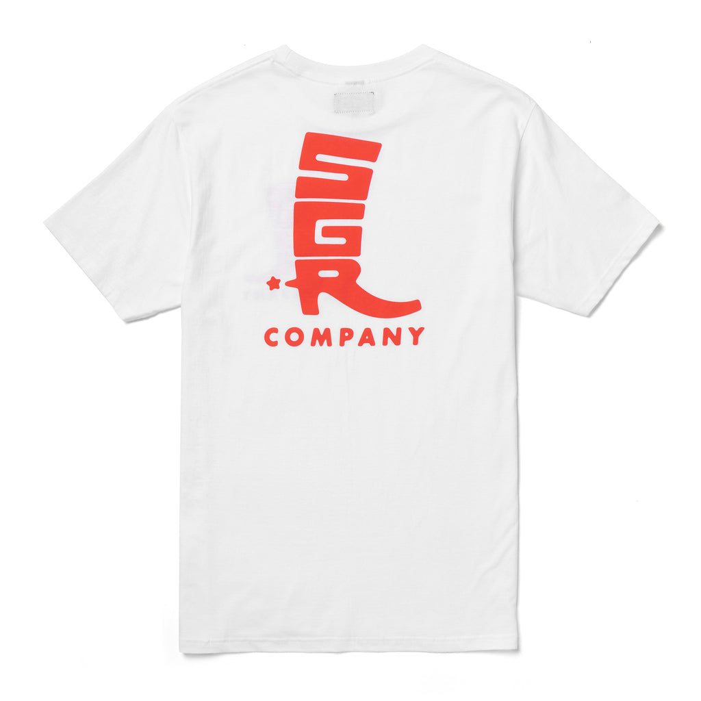 Boot Tee White