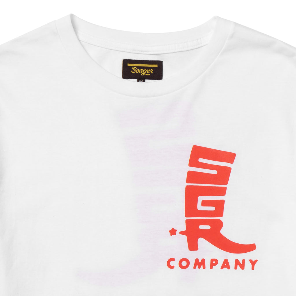 Boot Tee White
