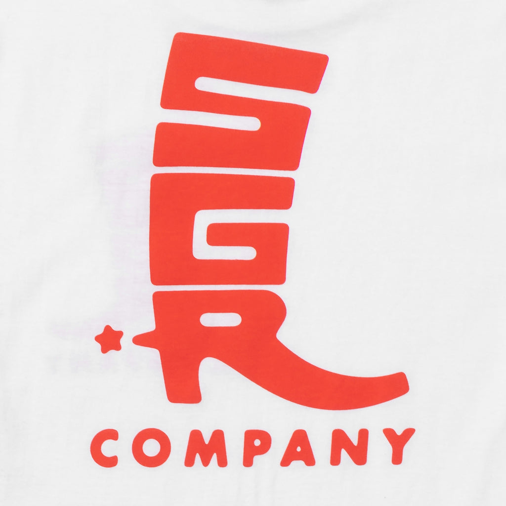 Boot Tee White