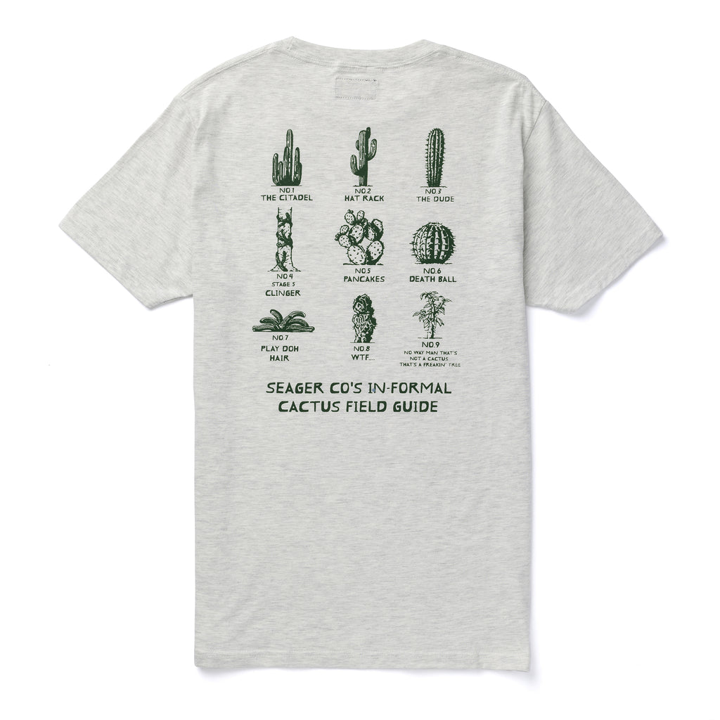 Informal Cactus Guide Tee Oatmeal