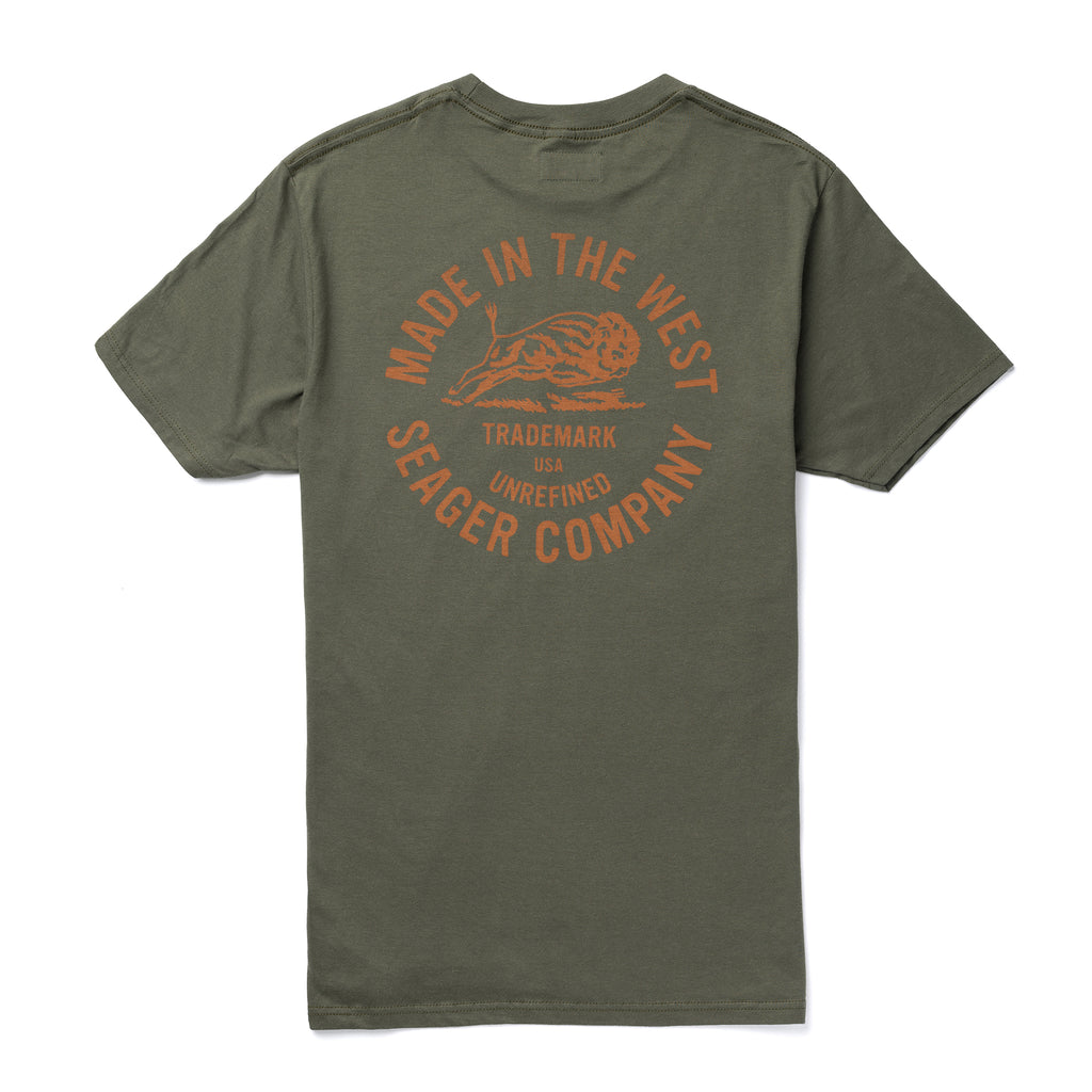 Yellowstone Tee Army Green