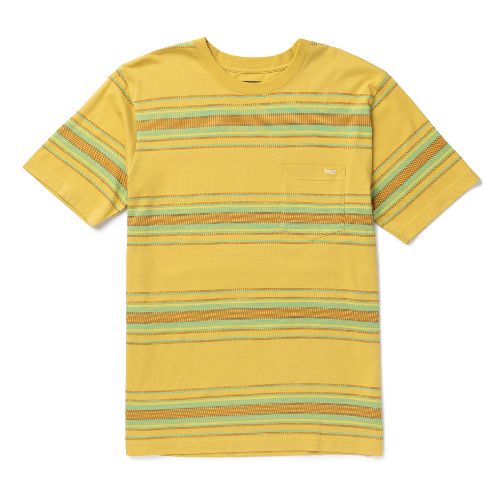 Canyon Crew Jacquard Stripe Crew Old Gold