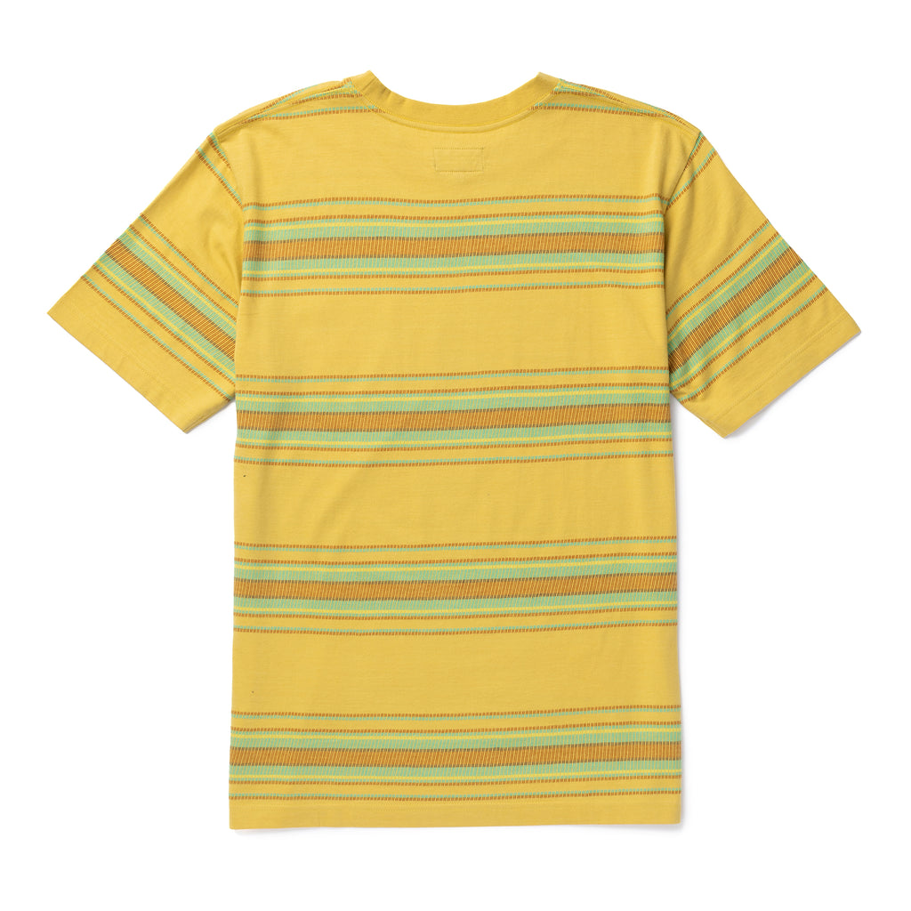 Canyon Crew Jacquard Stripe Crew Old Gold