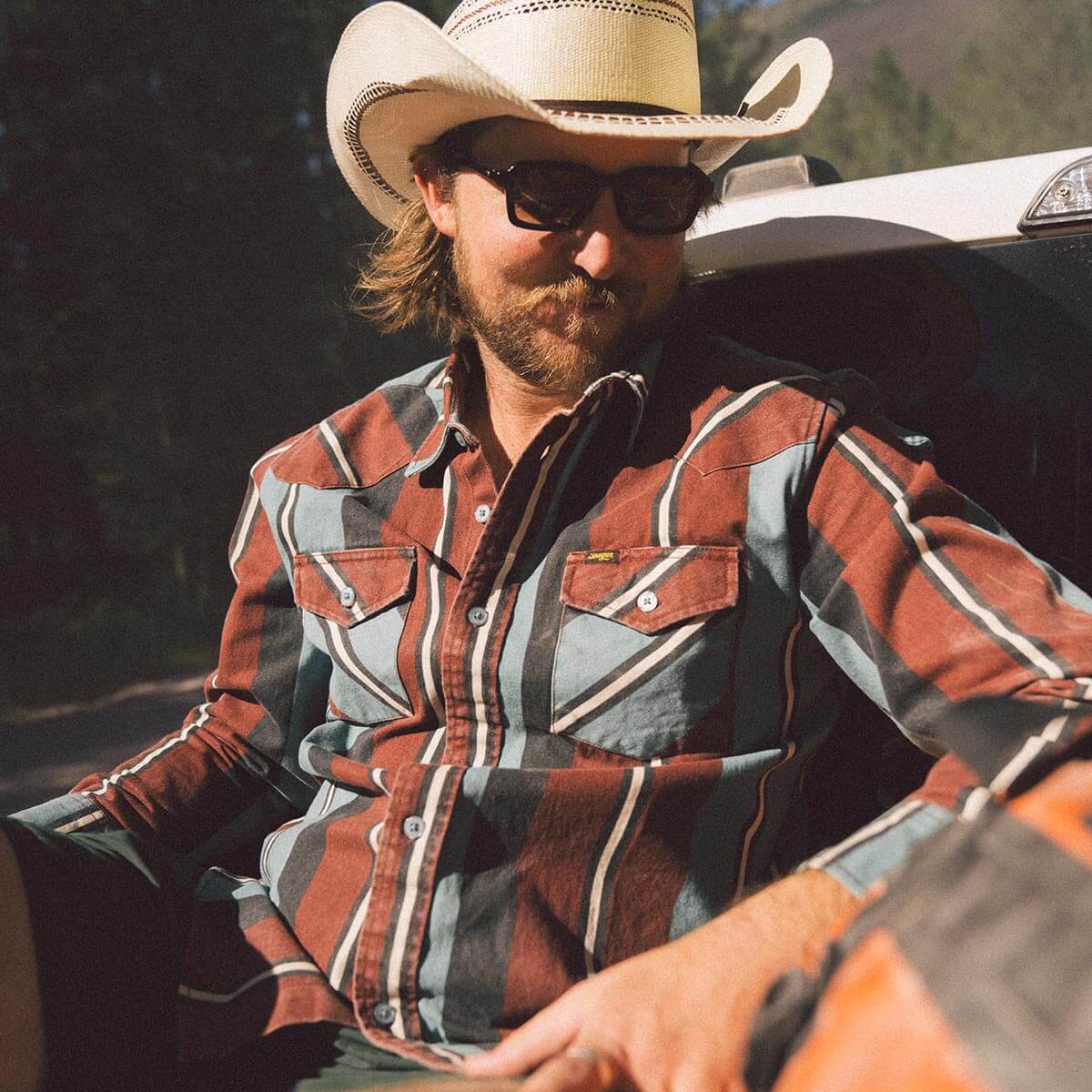 Amarillo L/S Shirt Turquoise Stripe – Seager Co.