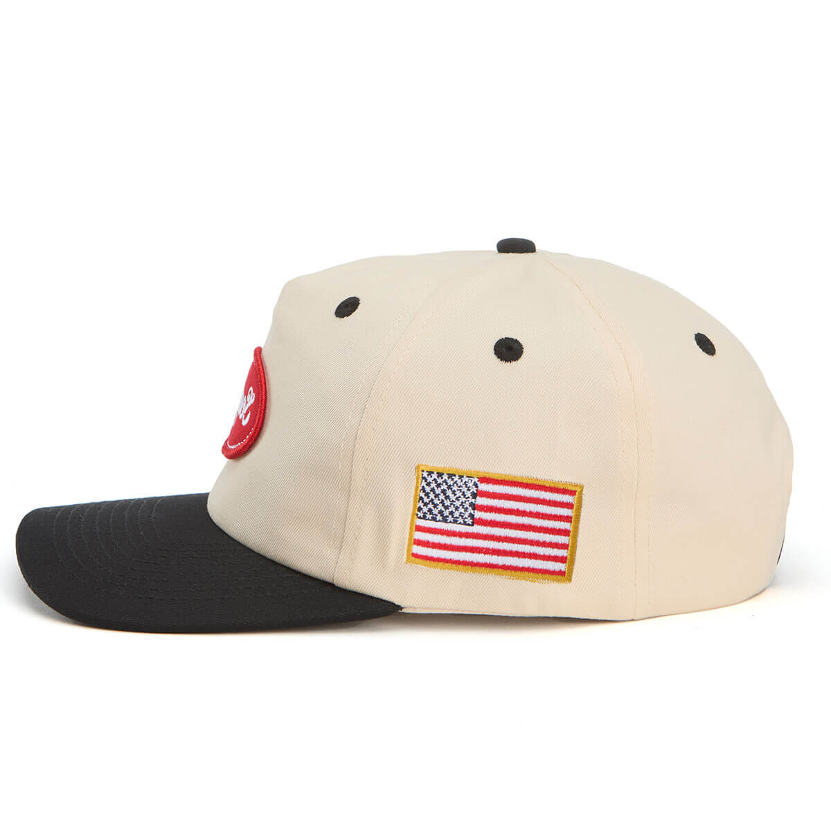Americana Snapback Cream/Black