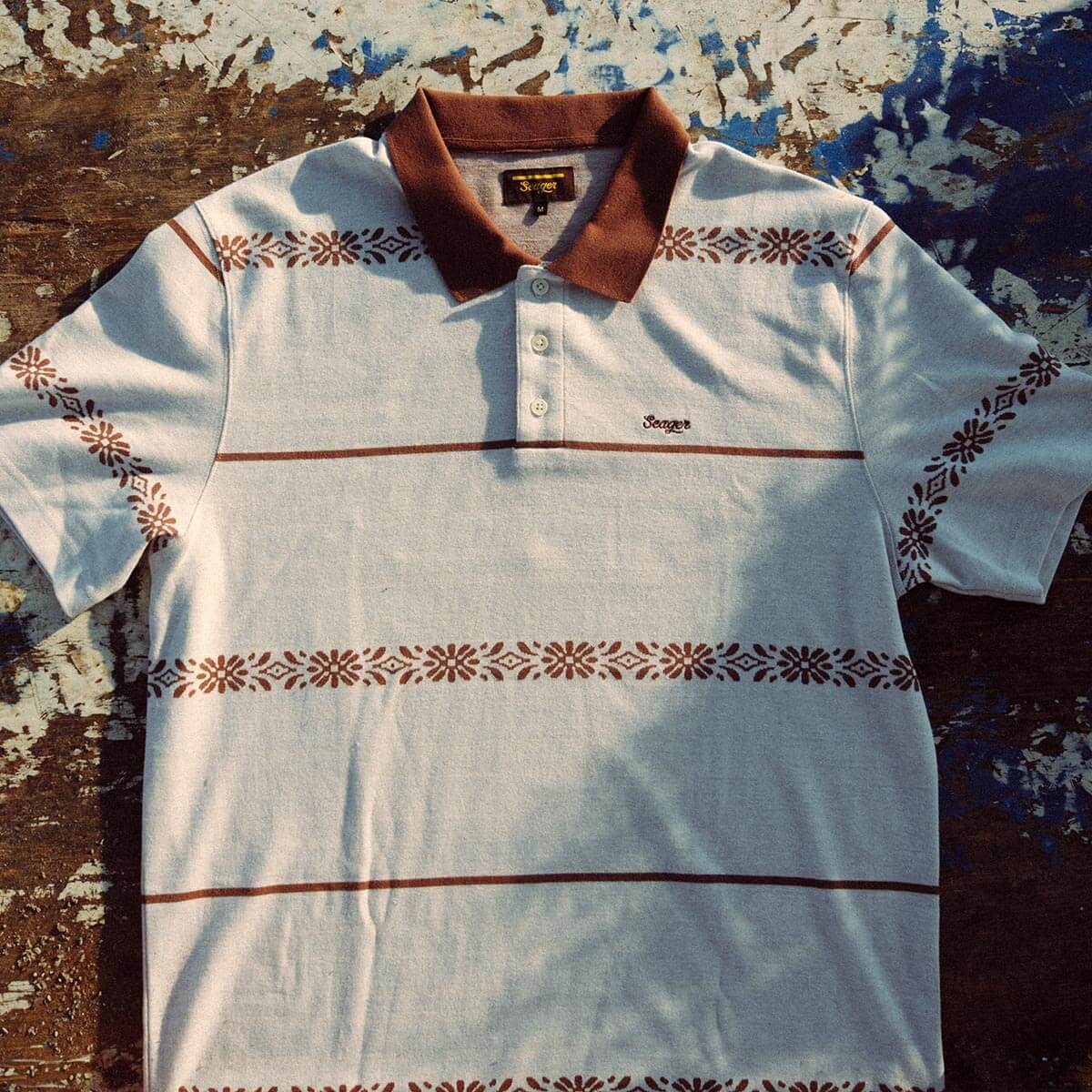 Azteca S/S Polo White