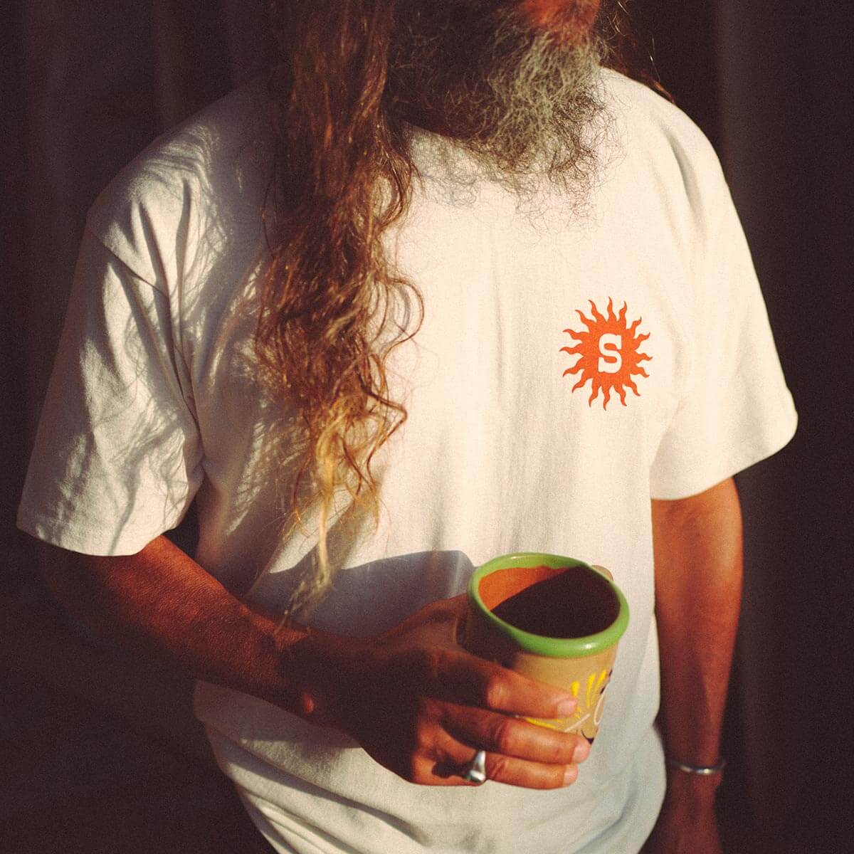 Baja Tee Vintage White