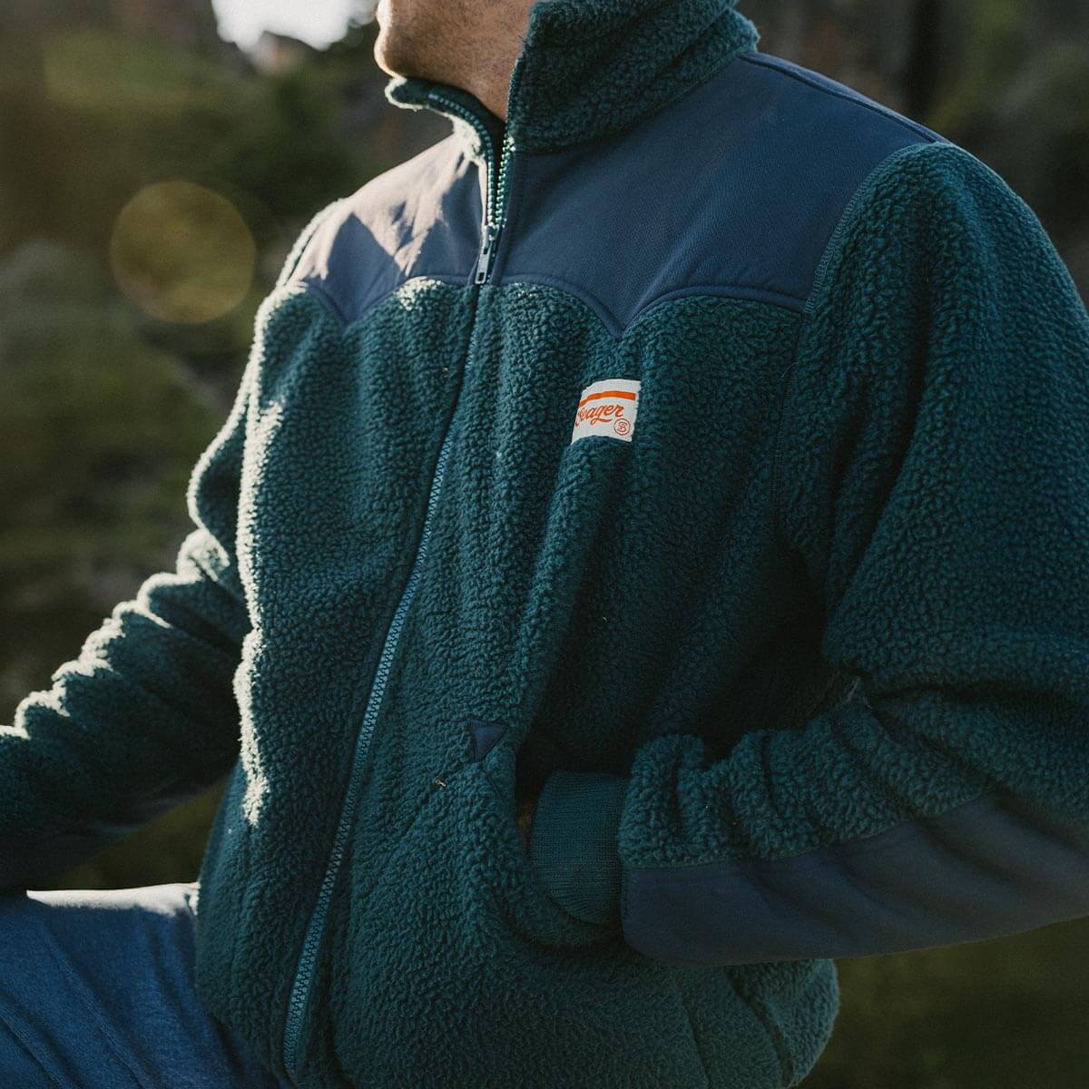 Basecamp Sherpa Jacket Dark Blue Green
