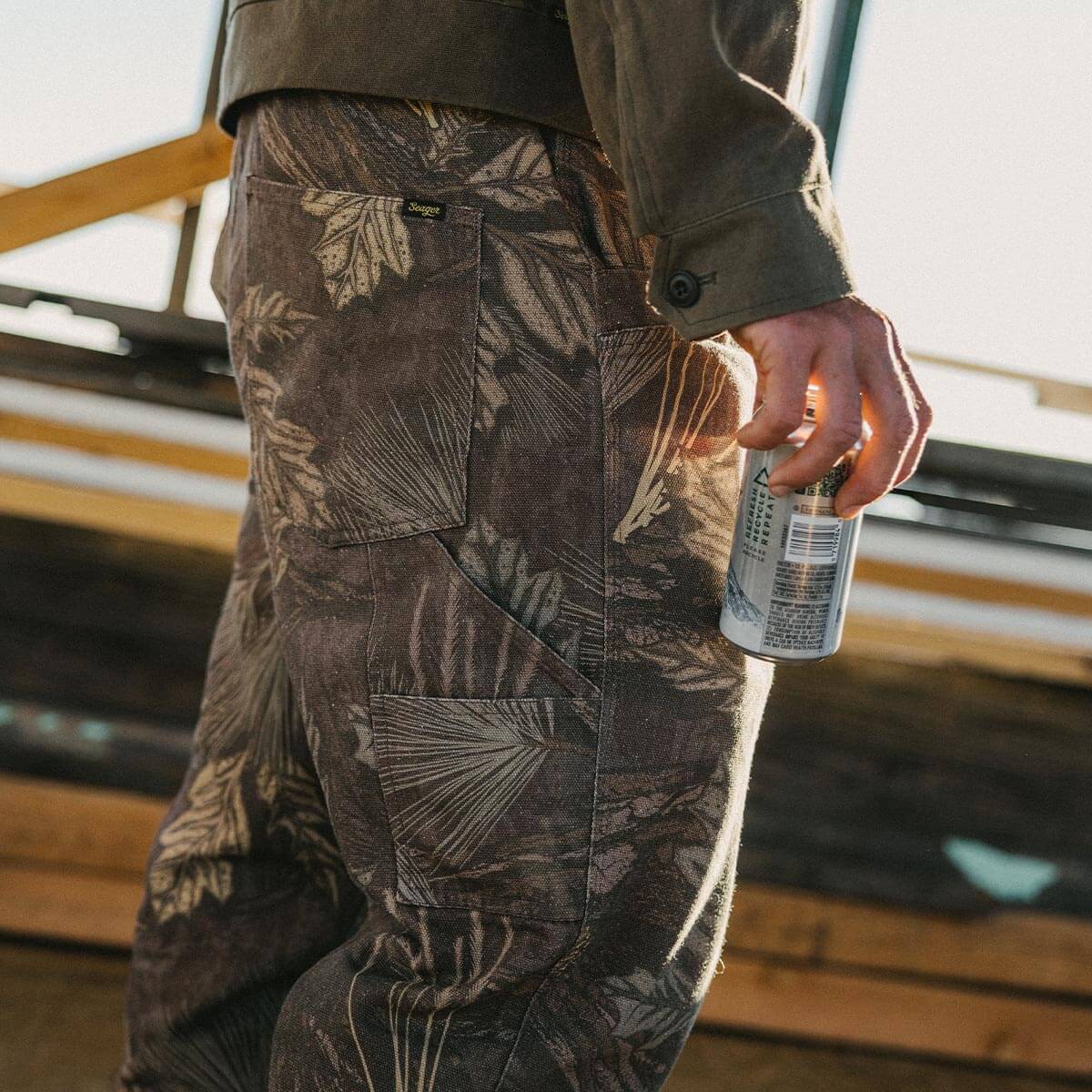 Bison Canvas Pant Seager Camo