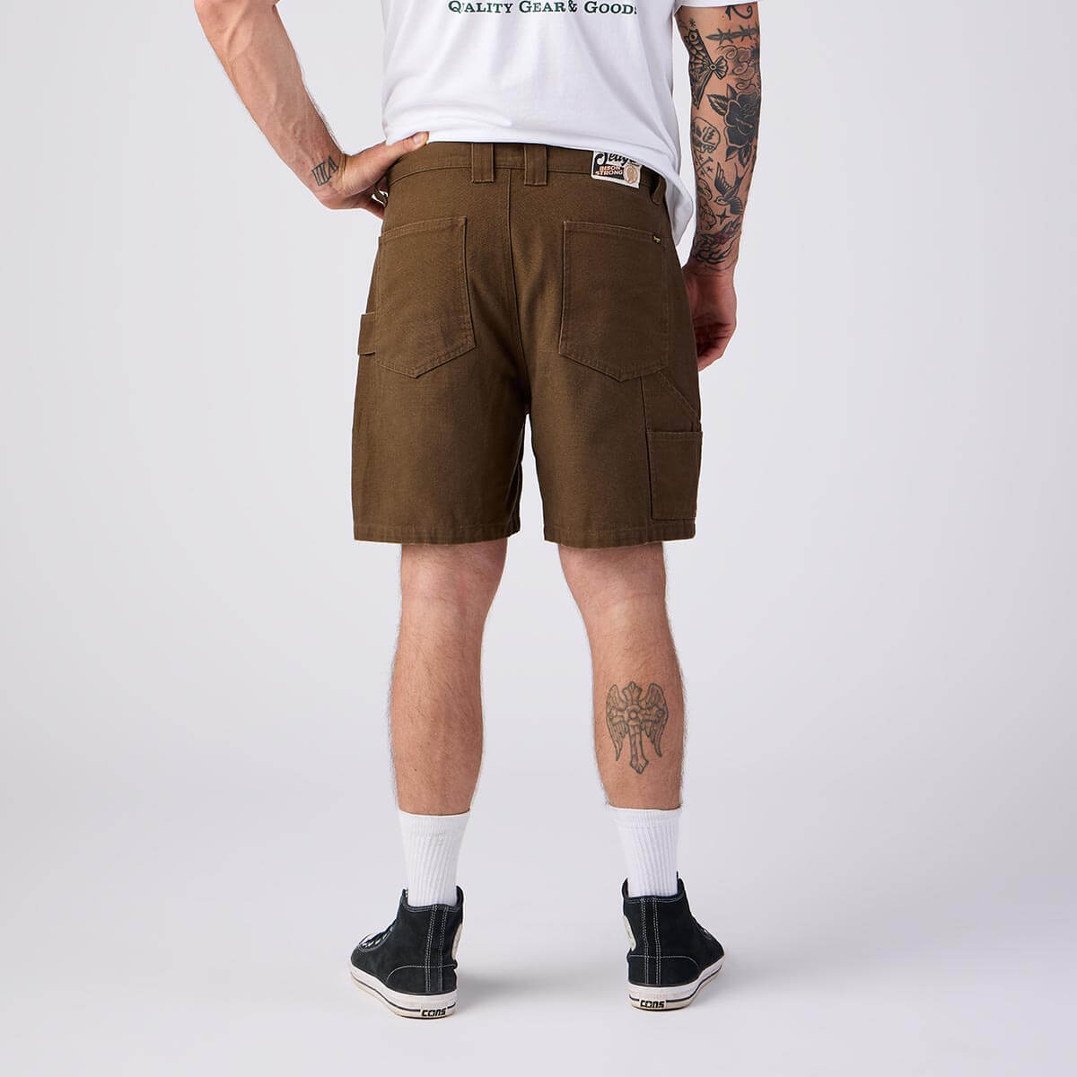 Bison Canvas Short Tobacco – Seager Co.