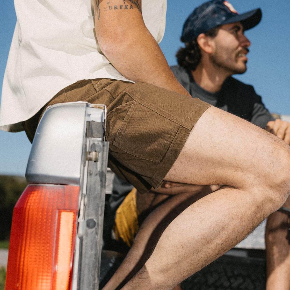 Bison Canvas Short Tobacco – Seager Co.