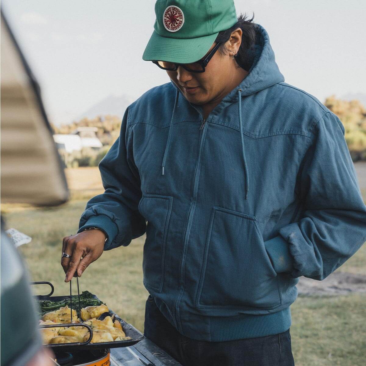 Bison Insulated Jacket Stormy Blue – Seager Co.