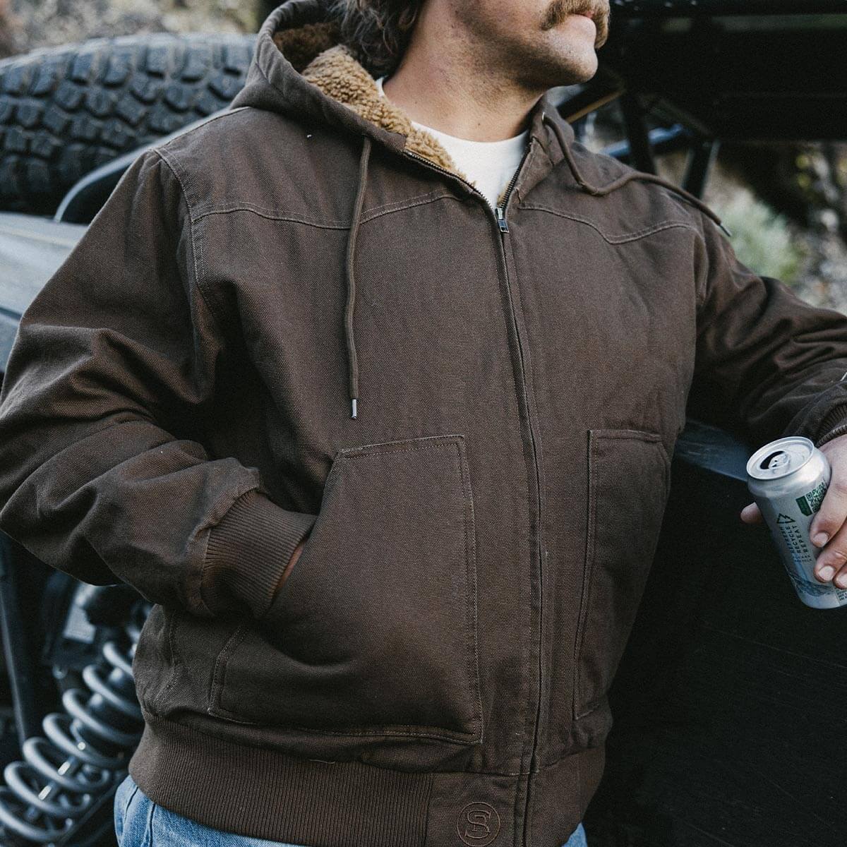 Bison Insulated Jacket Tobacco
