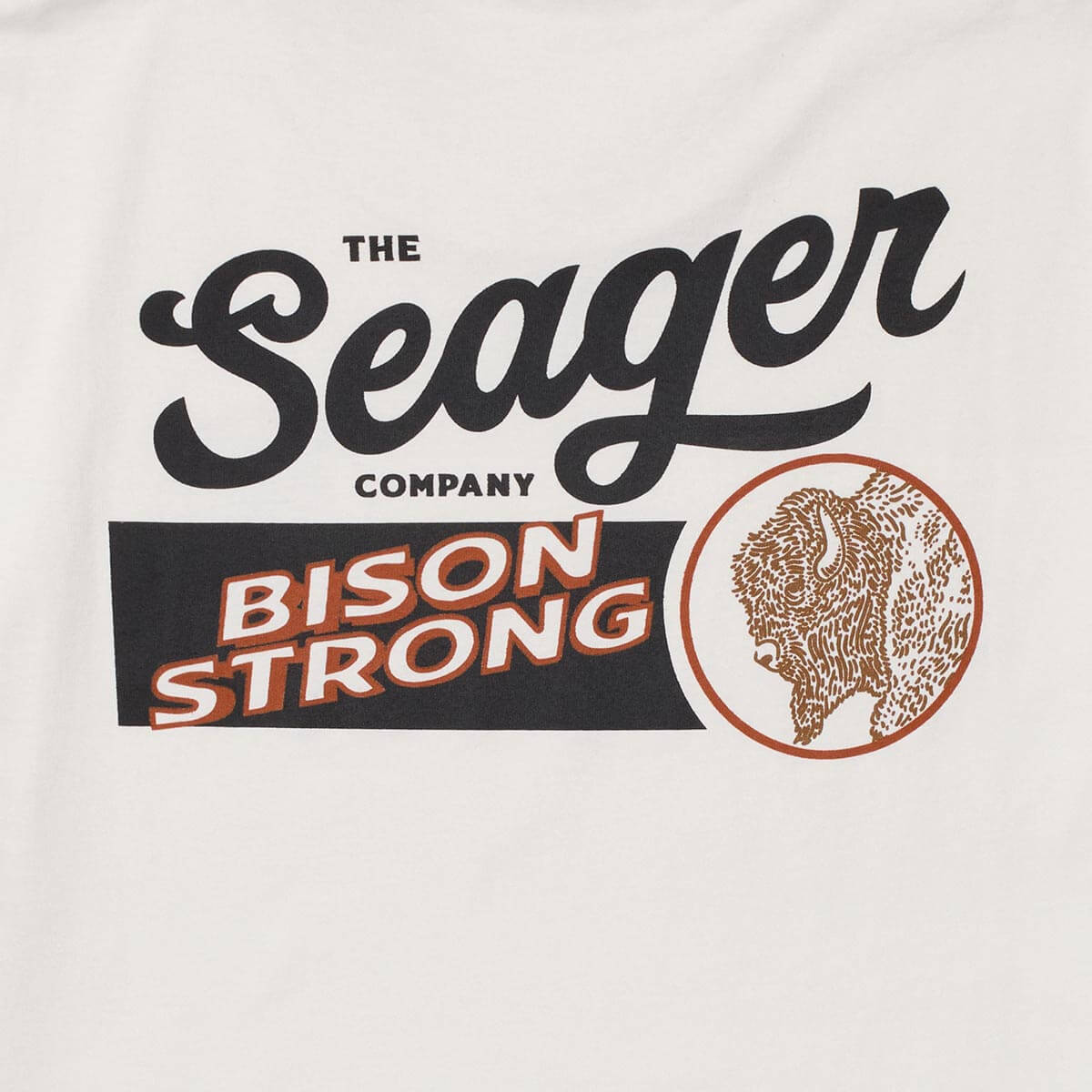 Bison Premium Tee Vintage White