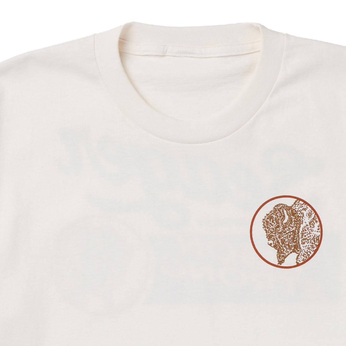 Bison Premium Tee Vintage White