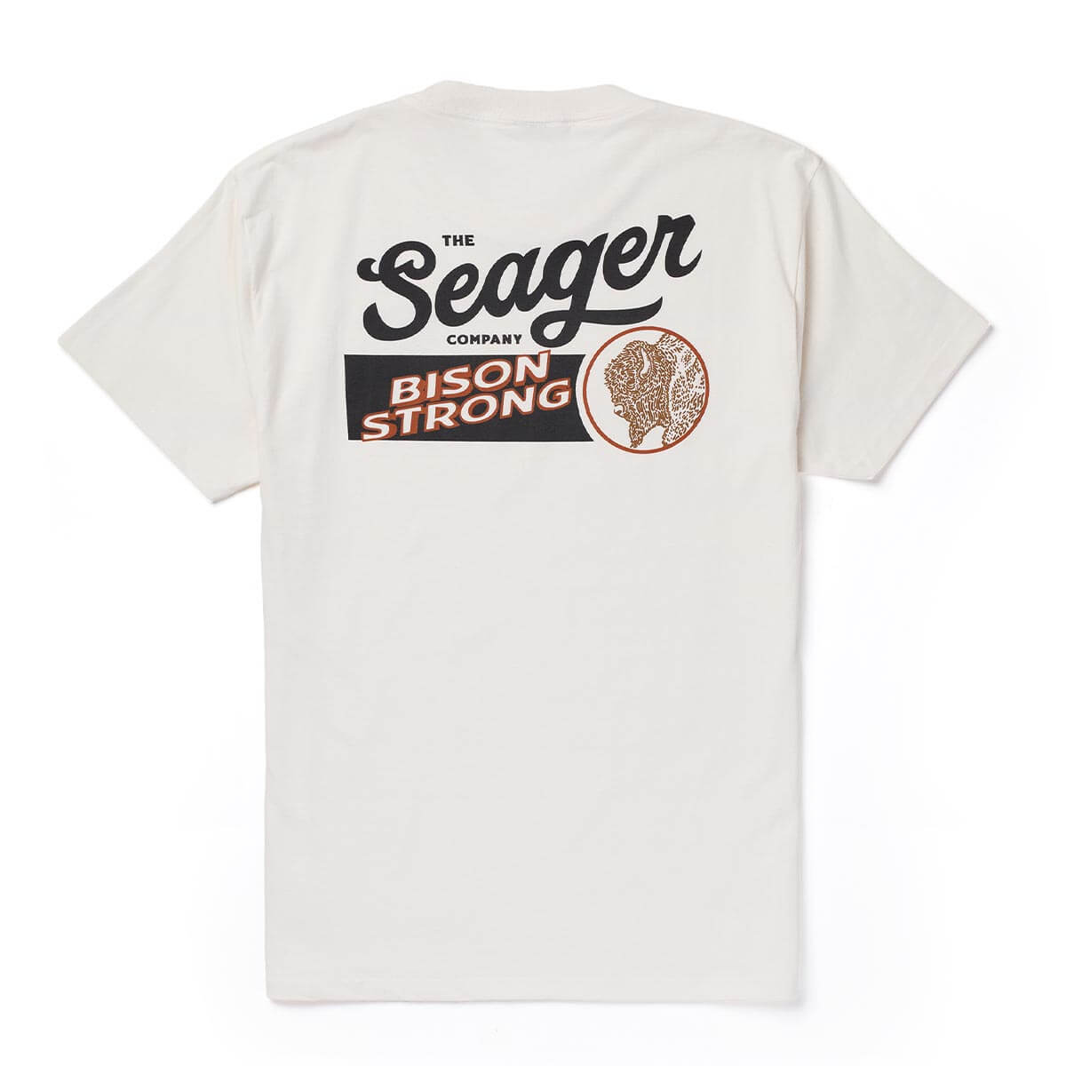 Bison Premium Tee Vintage White