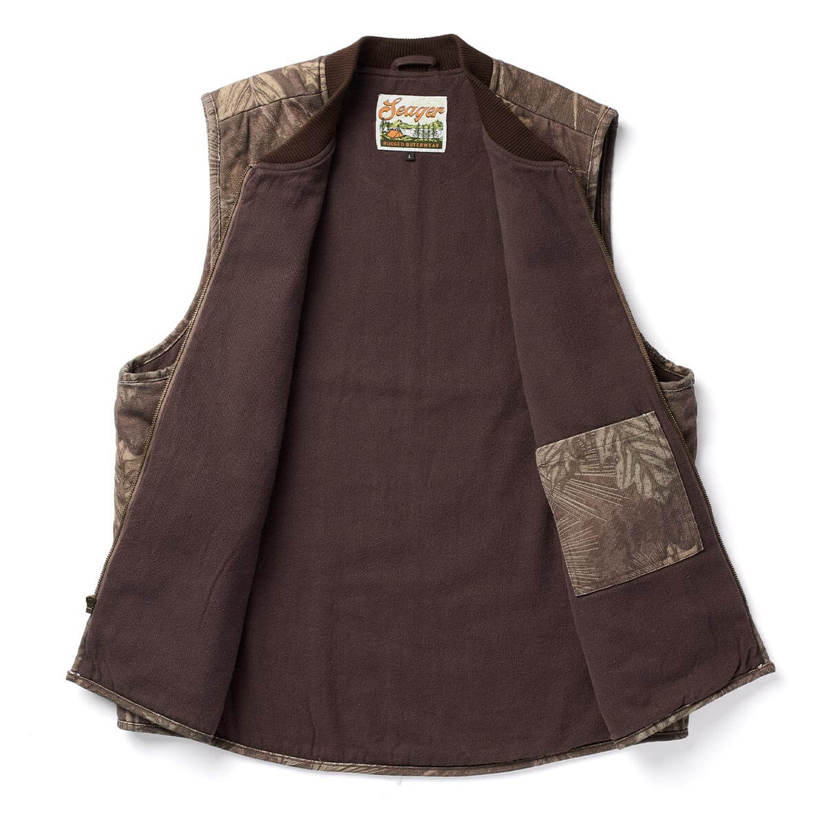Bison Vest Seager Camo