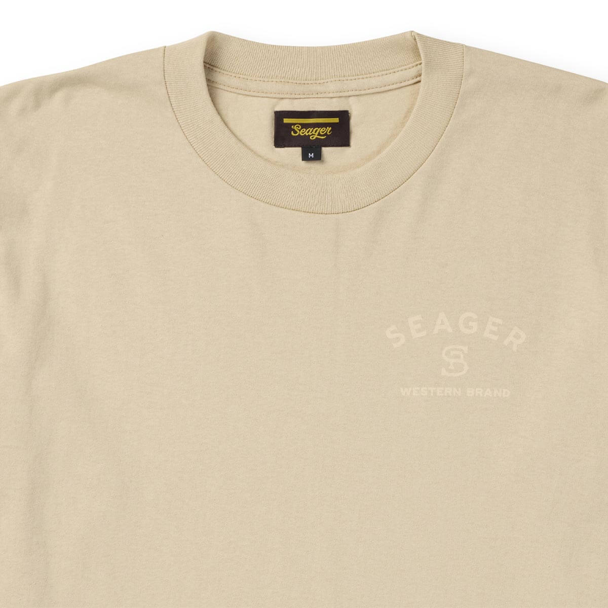 Branded L/S Tee Cream