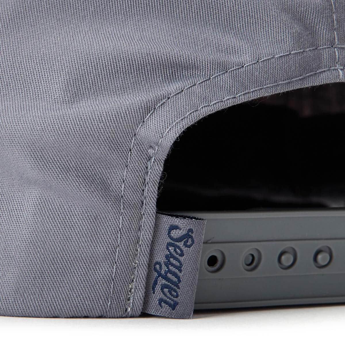 Branded Snapback Faded Denim