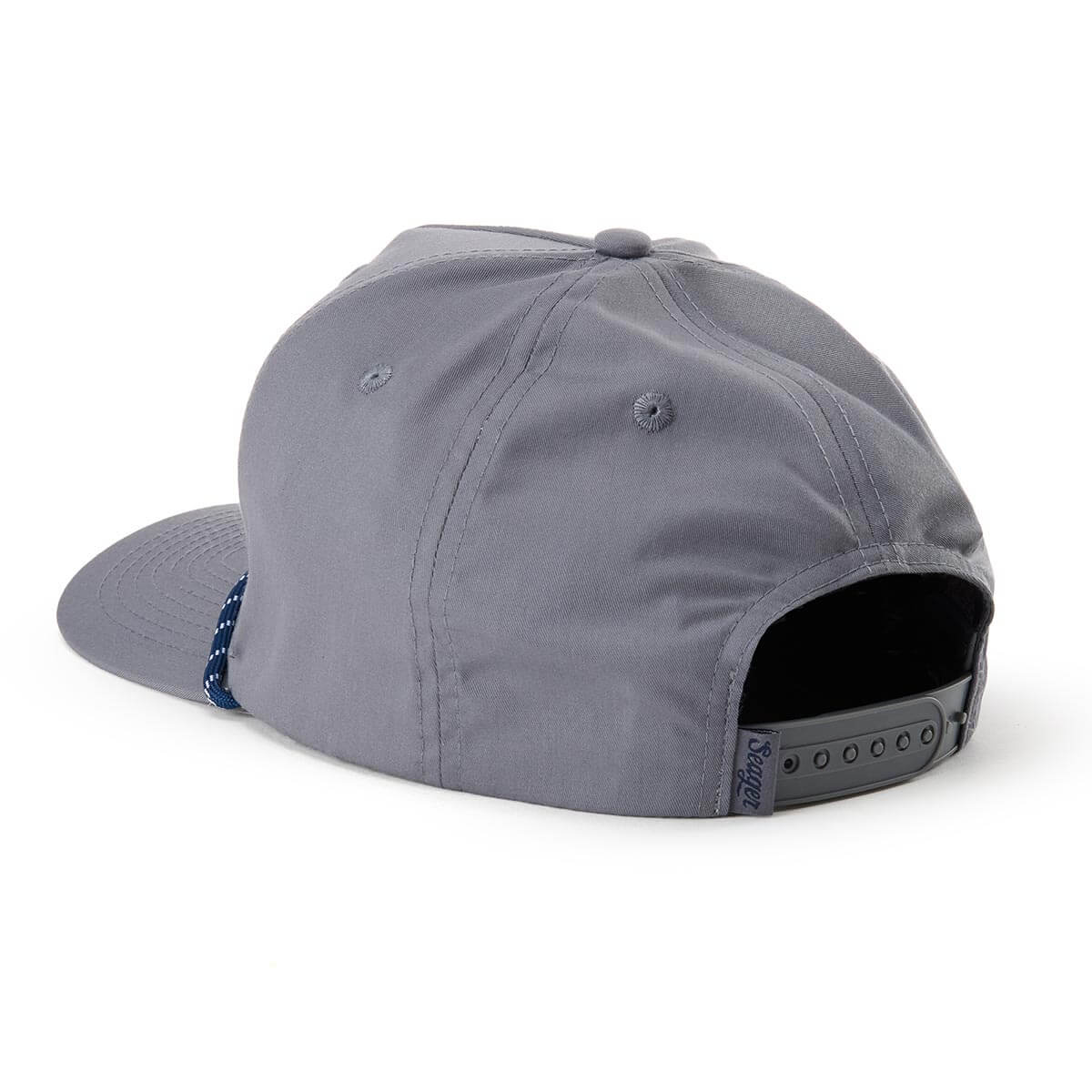 Branded Snapback Faded Denim