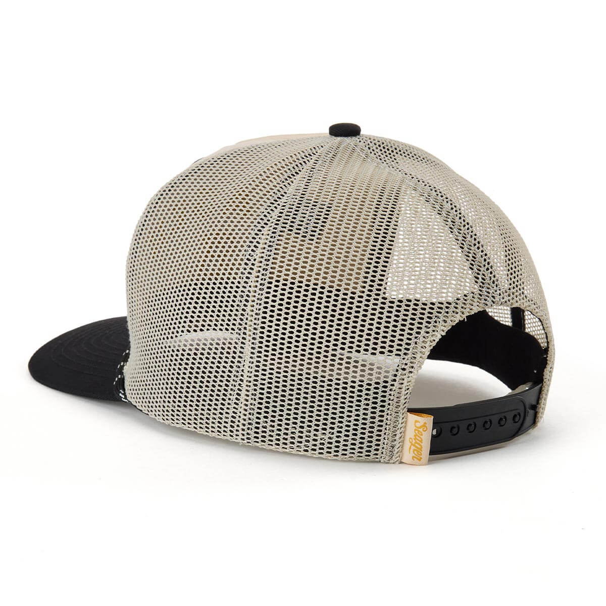 Branded Trucker Snapback Black/White