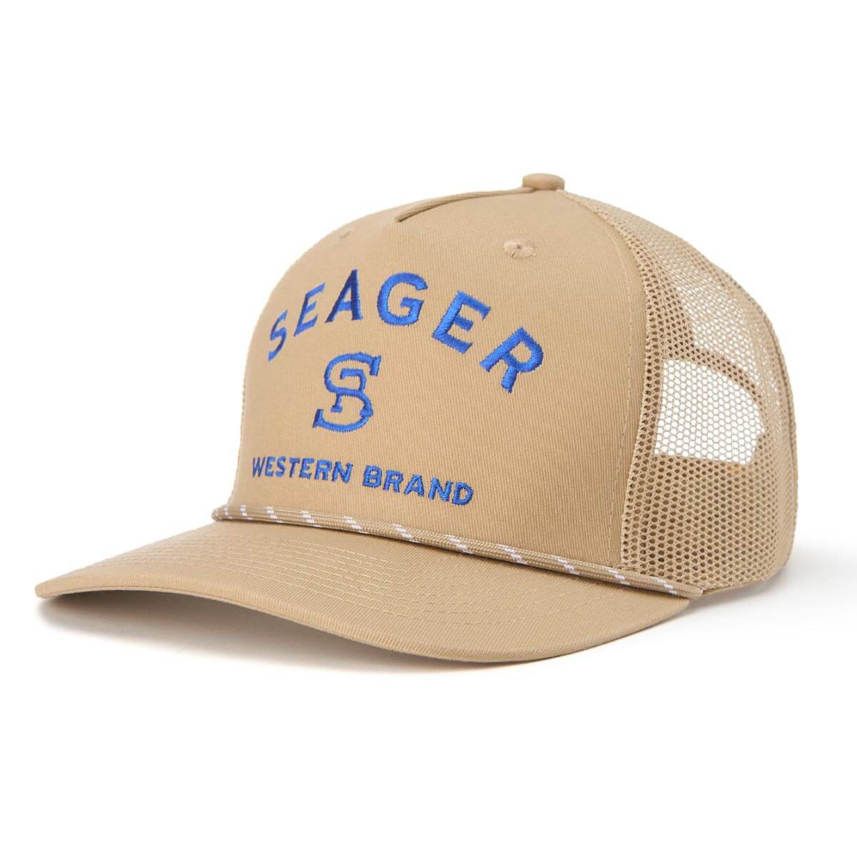 Branded Trucker Snapback Khaki
