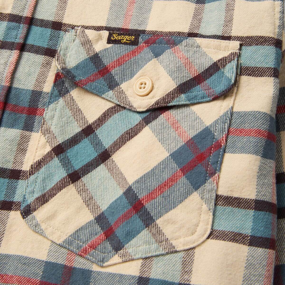 Calico Flannel Cream/Plaid