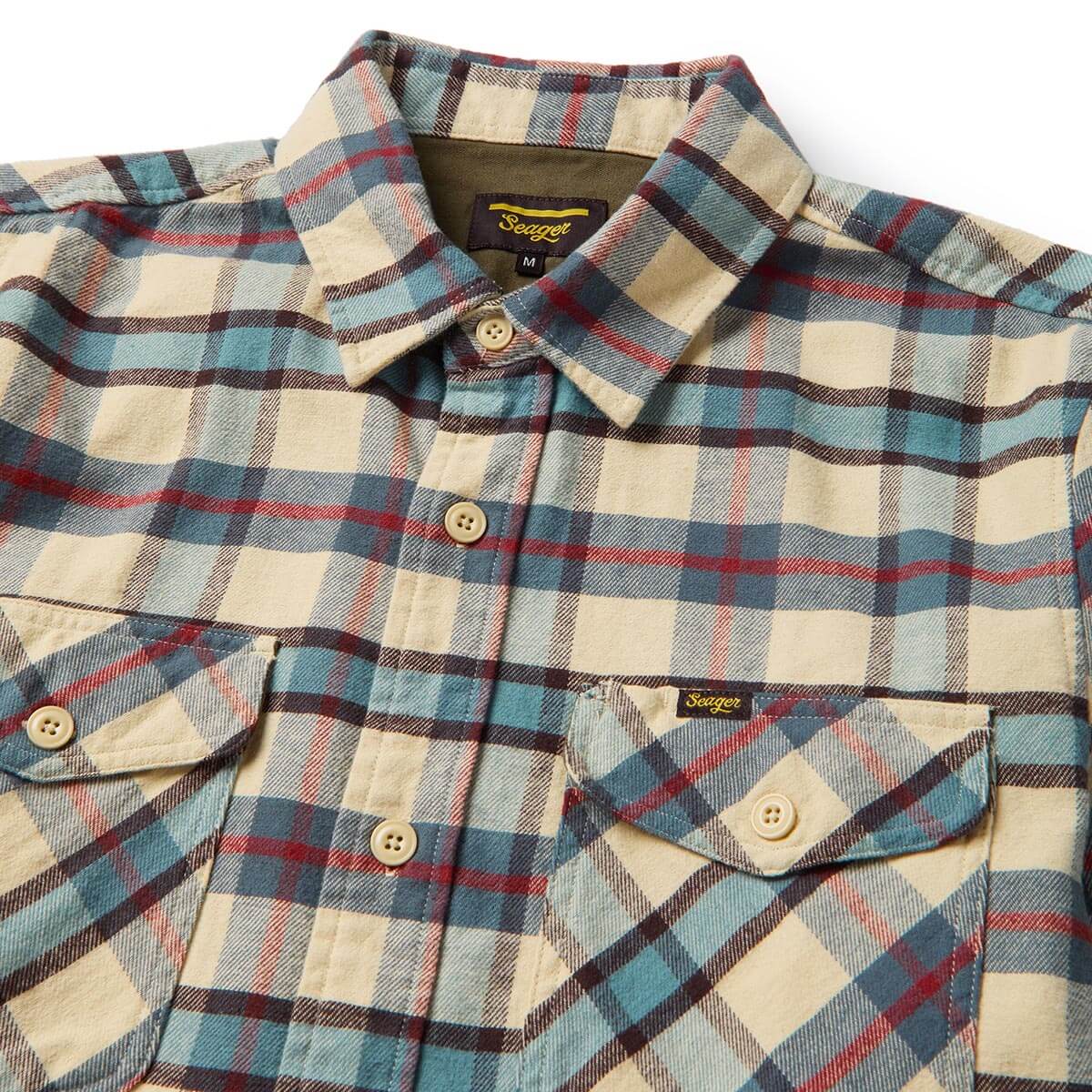 Calico Flannel Cream/Plaid