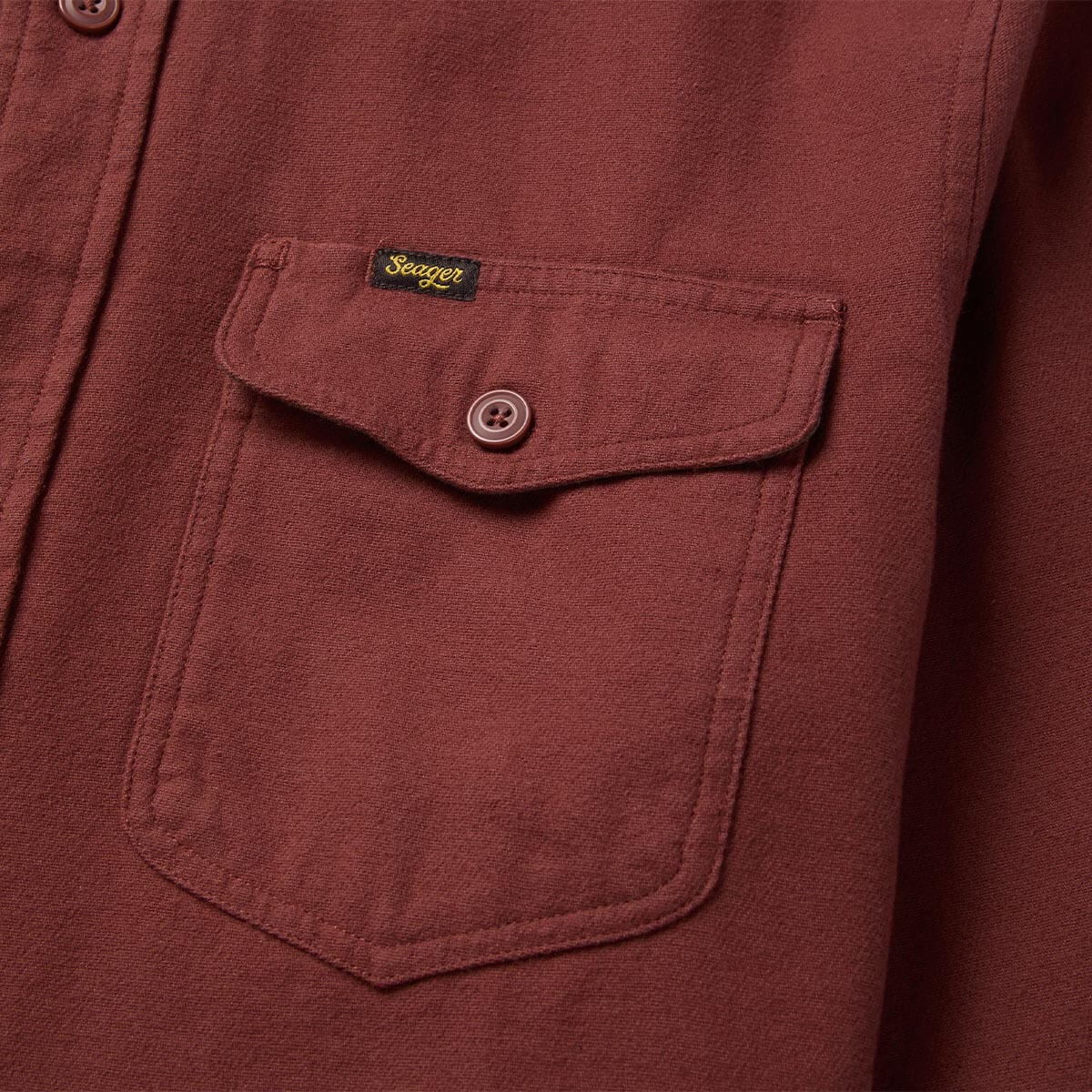 Calico Flannel Red Rock Solid