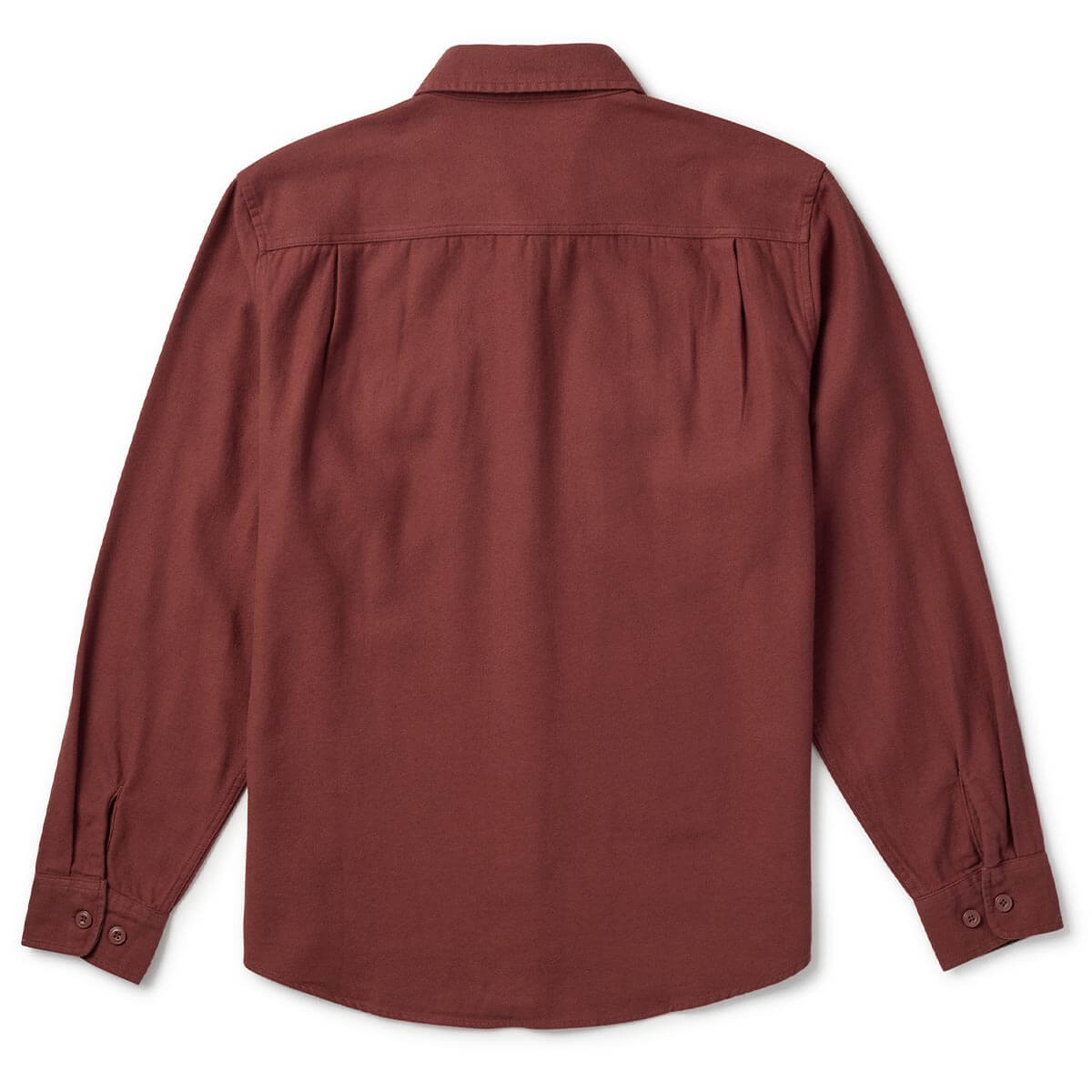 Calico Flannel Red Rock Solid