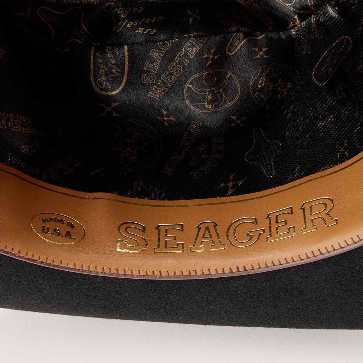 Chase 4X Hat Black – Seager Co.
