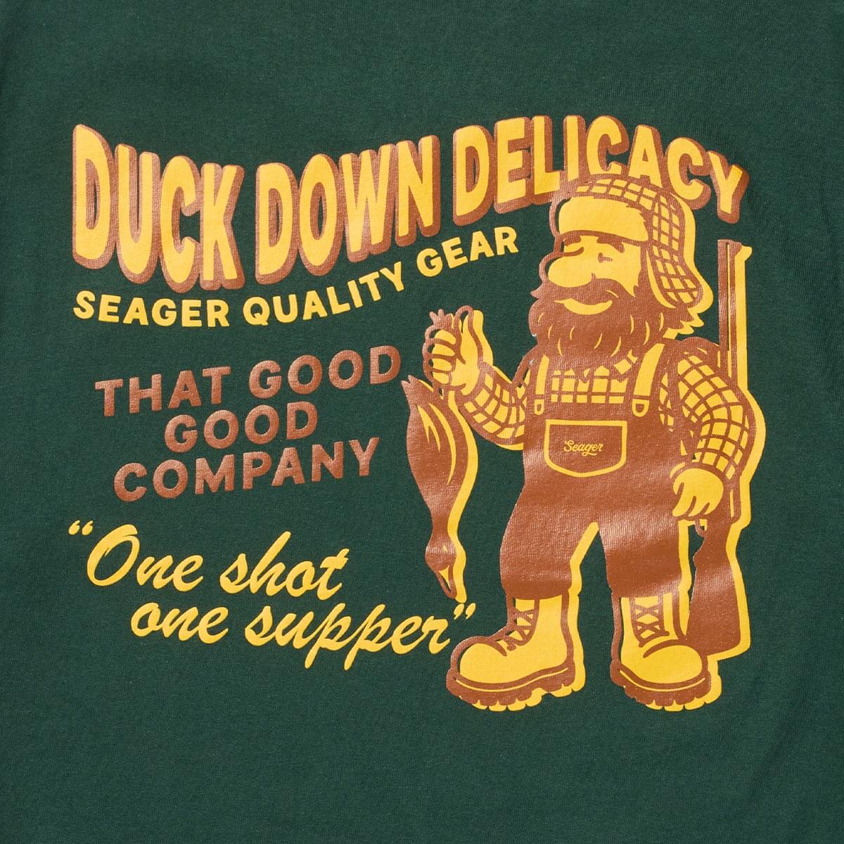 Duck Down Delicacy Tee Forest Green