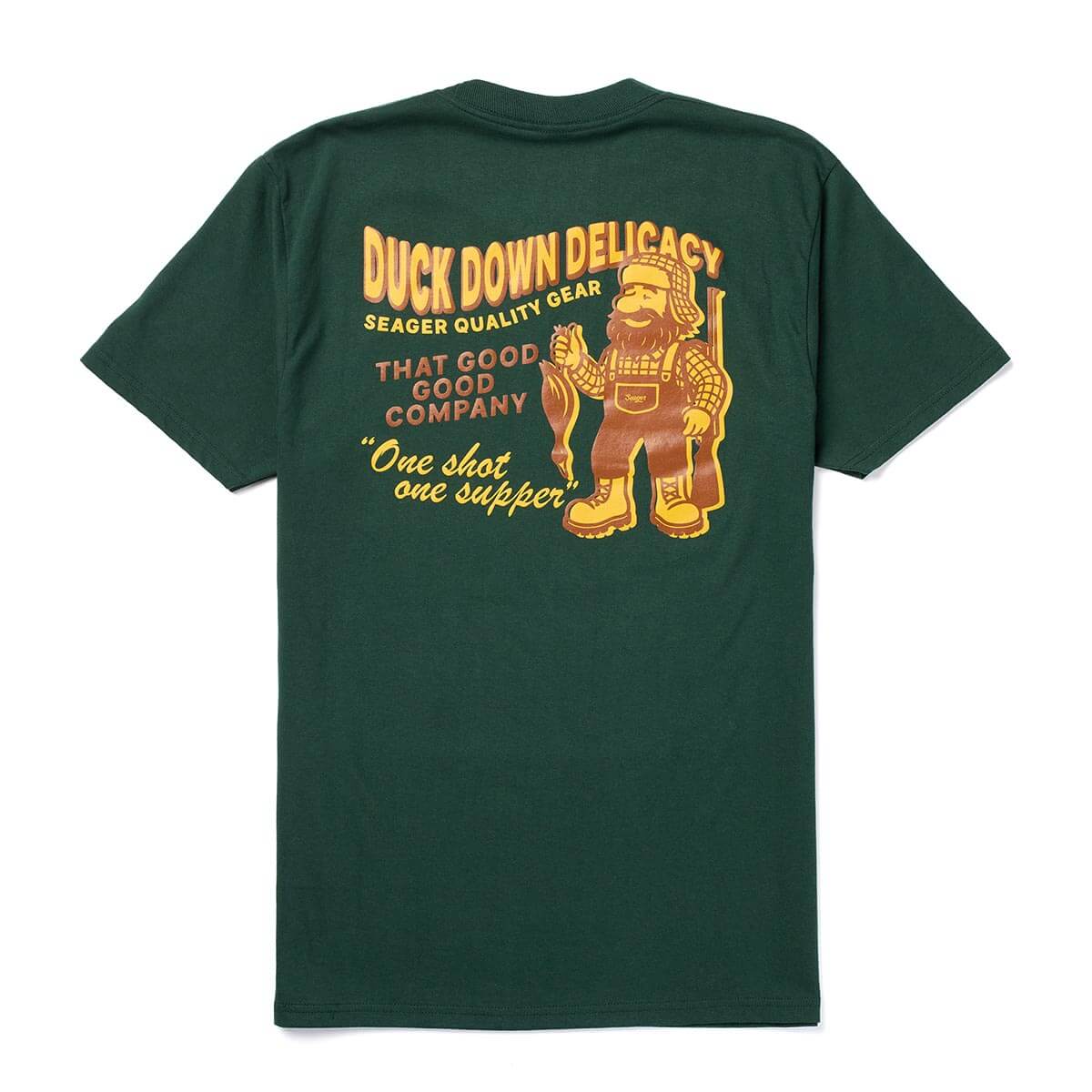 Duck Down Delicacy Tee Forest Green